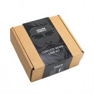 NEW APPALACHIAN BOTANICAL complete beard care kit in brown